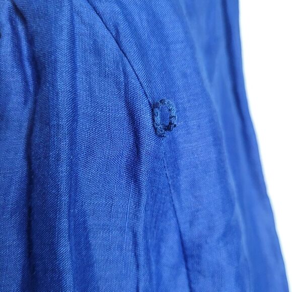 Banana Rebublic Ramie Backless Halter dress  Mini Casual Summer Size Small P - Picture 5 of 9